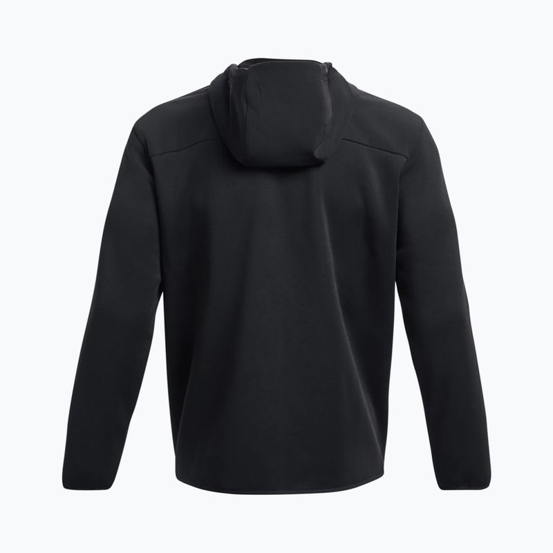 Giacca da allenamento Under Armour Essential Swacket nera/grigia da uomo 10