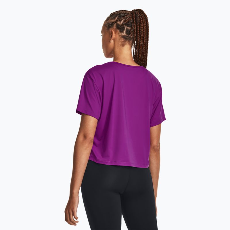 Maglietta Under Armour Motion donna mystic magenta/nero 3