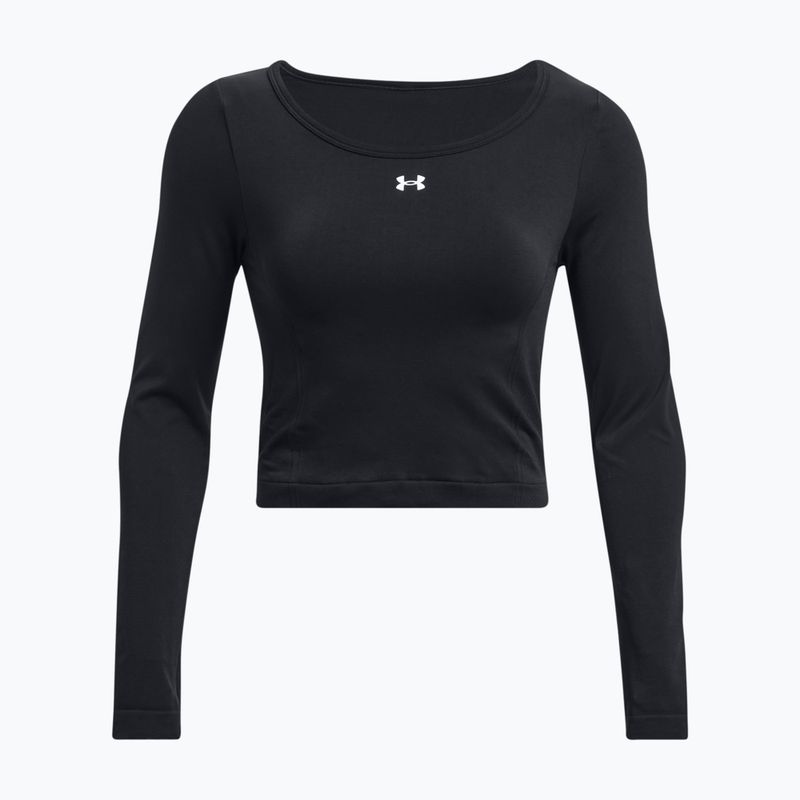 Under Armour Train Seamless nero/bianco, manica lunga da allenamento per donne 4