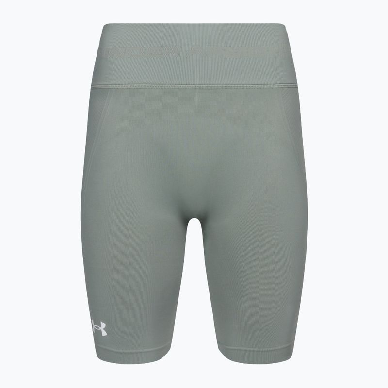 Pantaloncini da allenamento Under Armour Train Seamless grove verde/bianco da donna 5