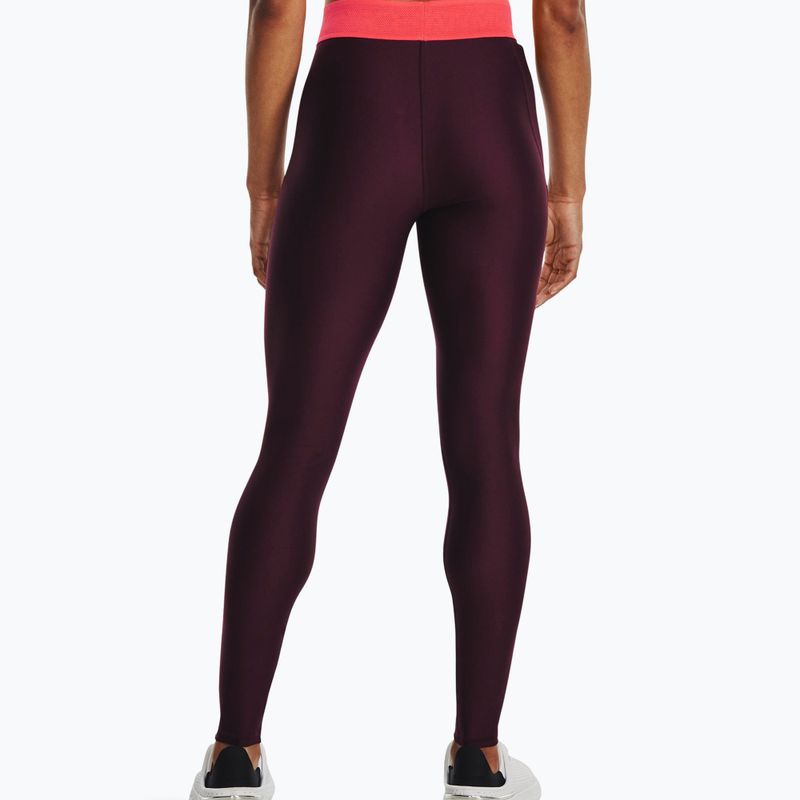 Leggings da donna Under Armour Branded WB marrone scuro/beta 2