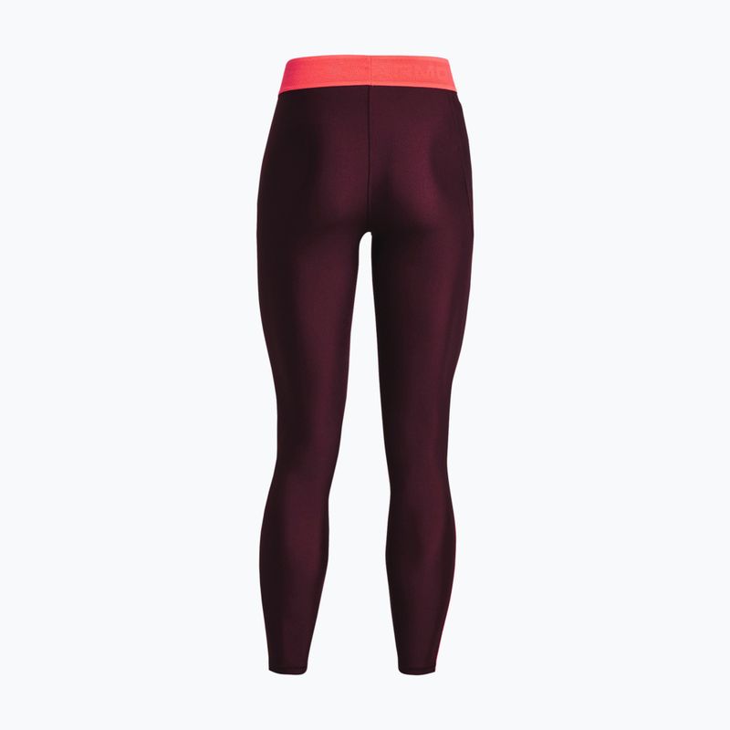 Leggings da donna Under Armour Branded WB marrone scuro/beta 5