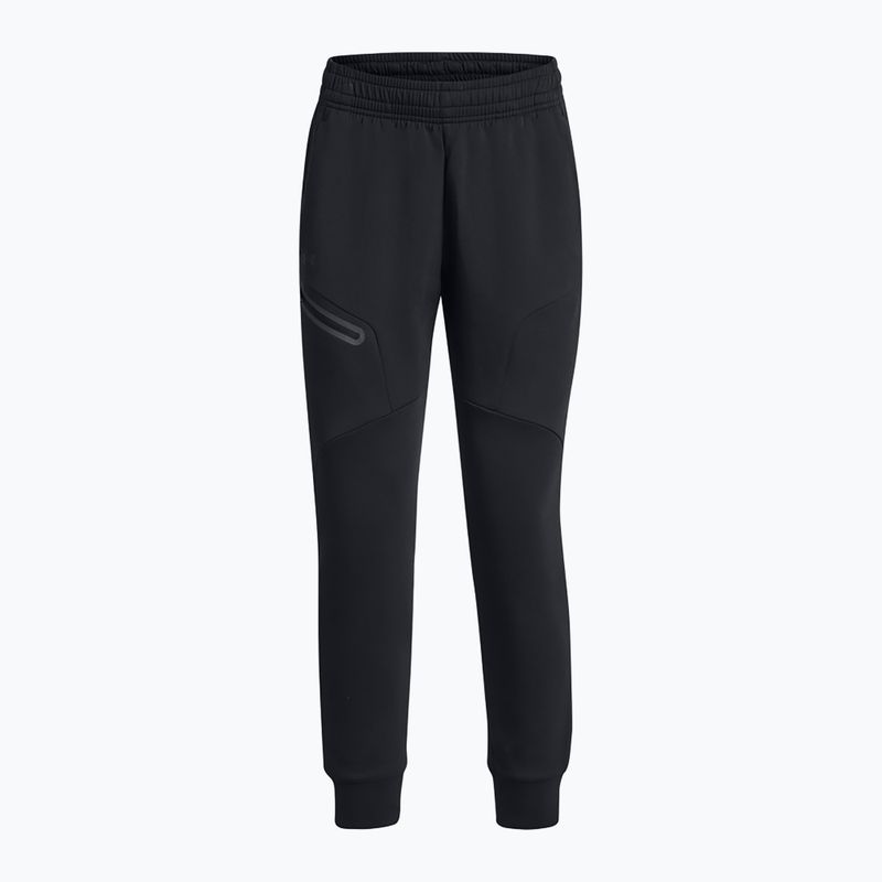 Pantaloni Under Armour Unstoppable Fleece Jogger donna nero/nero 6