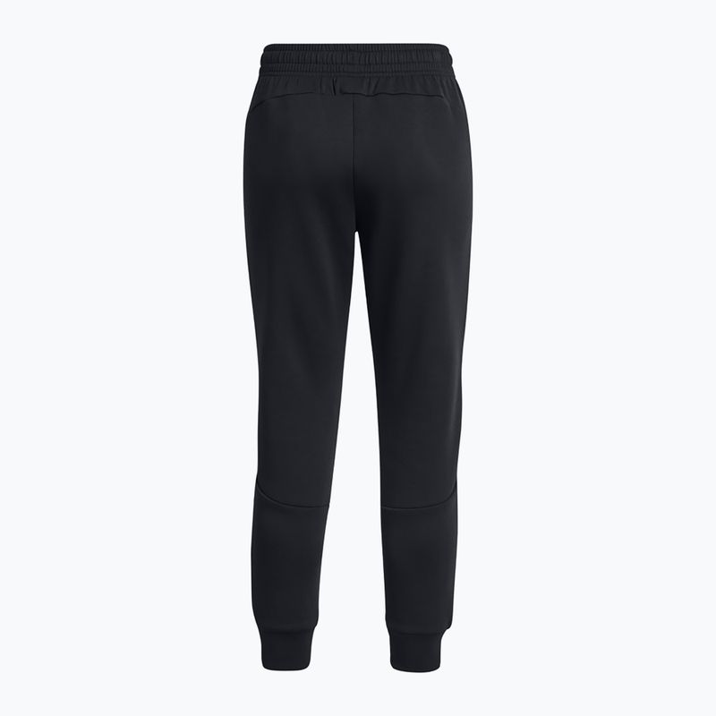 Pantaloni Under Armour Unstoppable Fleece Jogger donna nero/nero 7