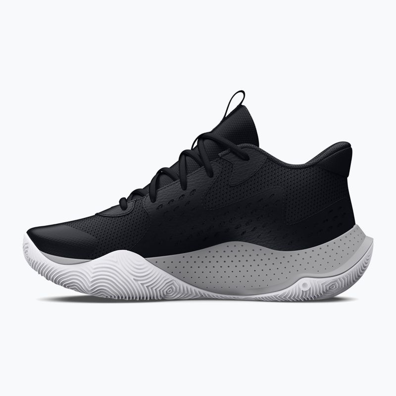 Under Armour Grade School Jet '23 nero/grigio/bianco scarpe da basket per bambini 9