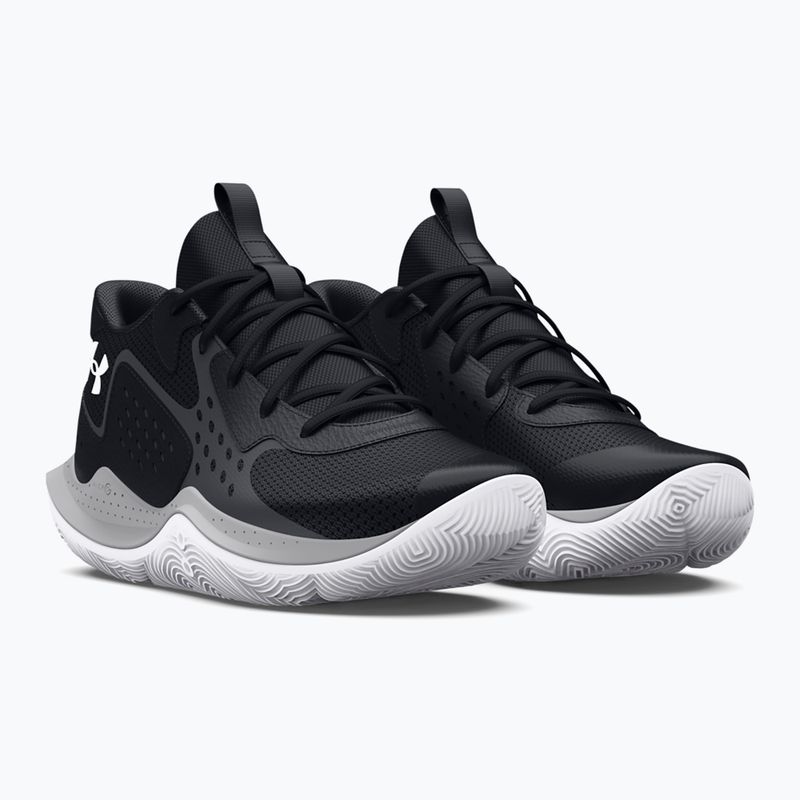 Under Armour Grade School Jet '23 nero/grigio/bianco scarpe da basket per bambini 10