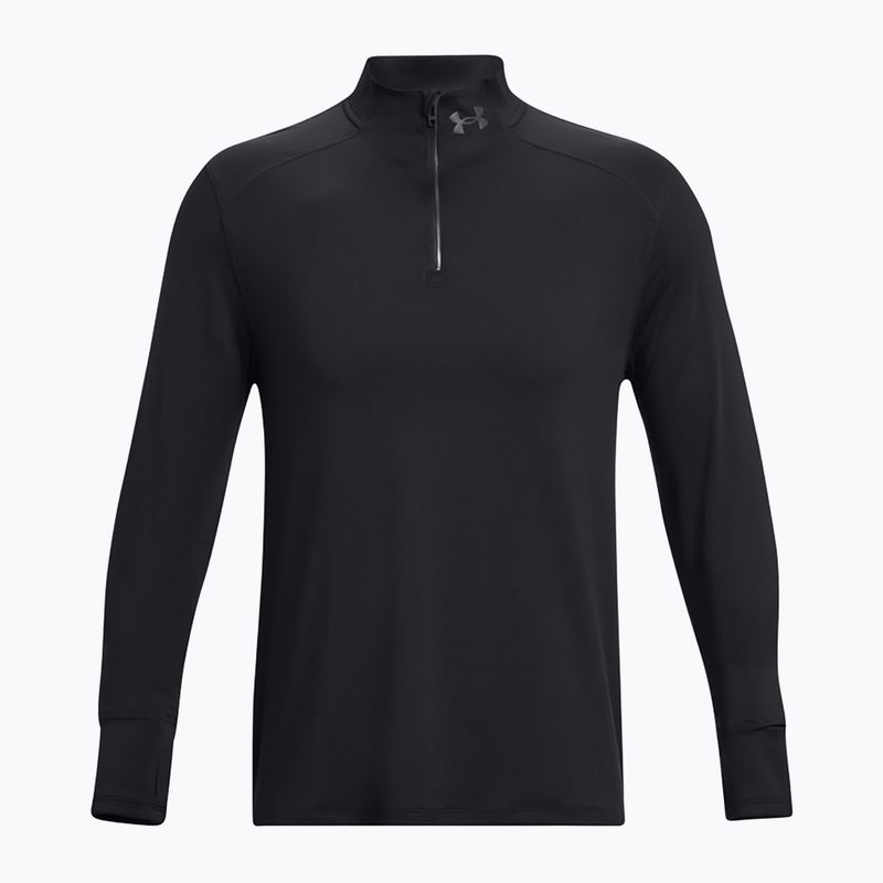 Under Armour Launch Pro 1/4 Zip nero/nero/riflettente da uomo a manica lunga 8