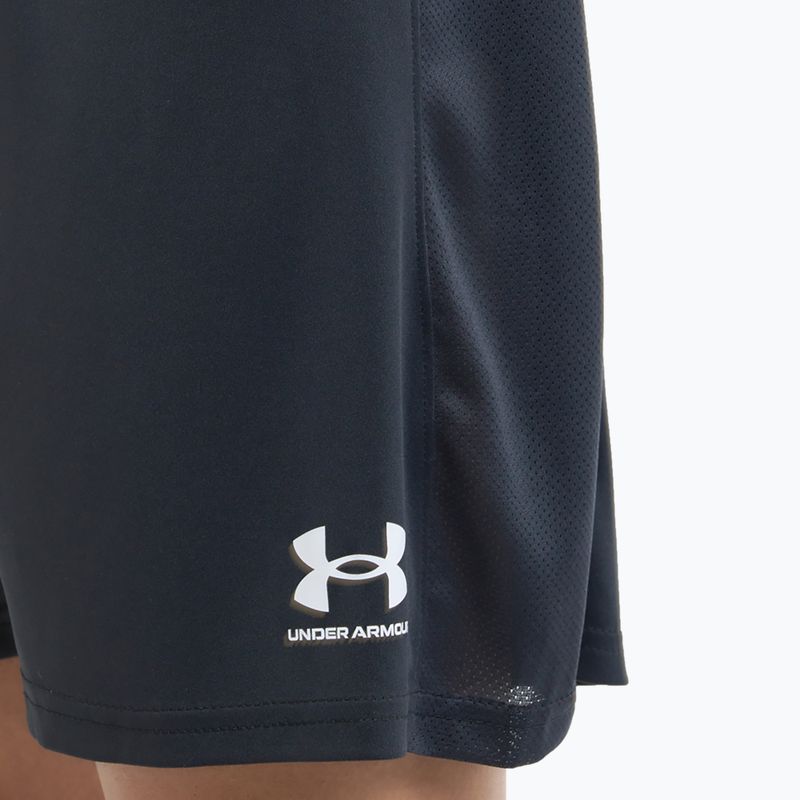 Pantaloncini da calcio Under Armour Challenger da uomo nero / bianco 7