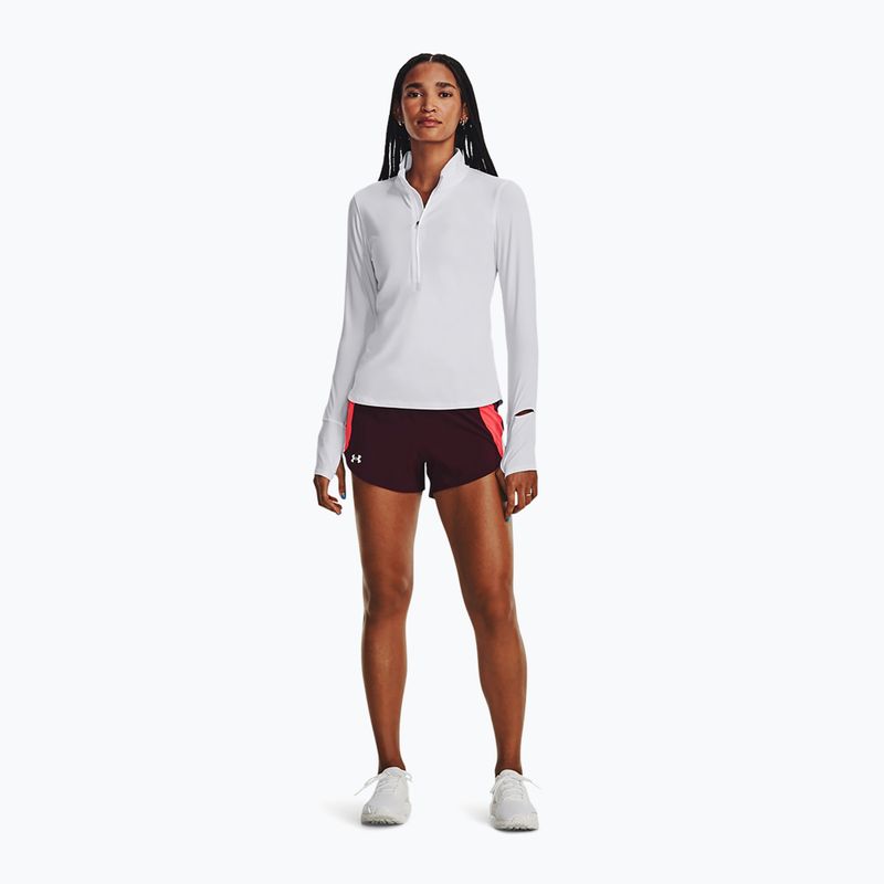 Maglia running manica lunga donna Under Armour Launch Pro Half Zip white/reflective 2