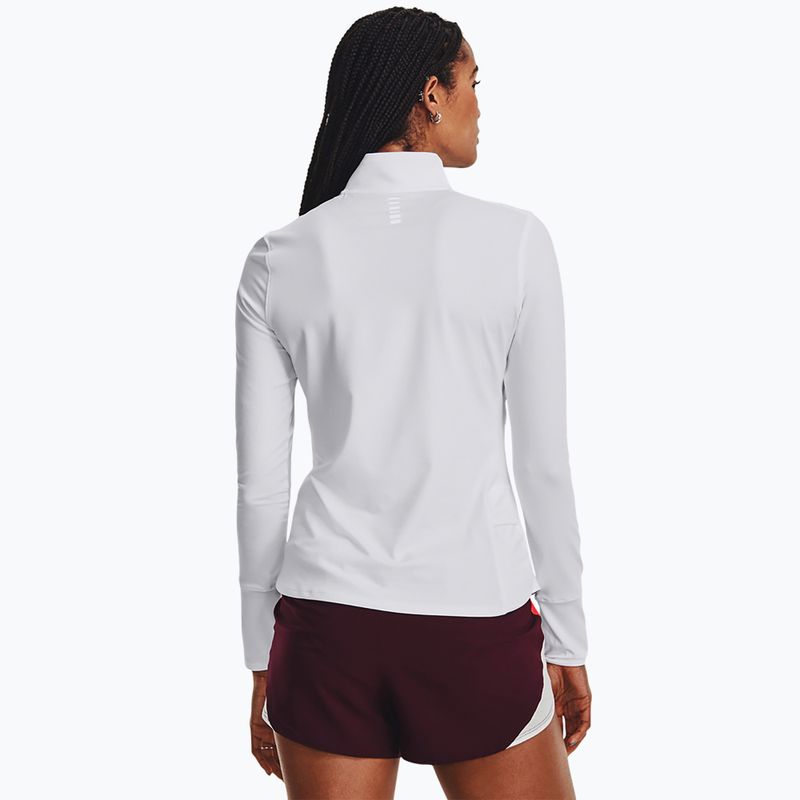 Maglia running manica lunga donna Under Armour Launch Pro Half Zip white/reflective 3