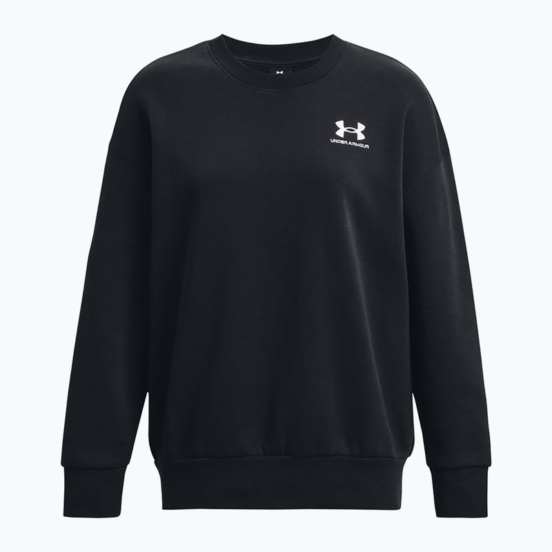 Felpa Under Armour donna Icon Fleece Crew nero/bianco 5