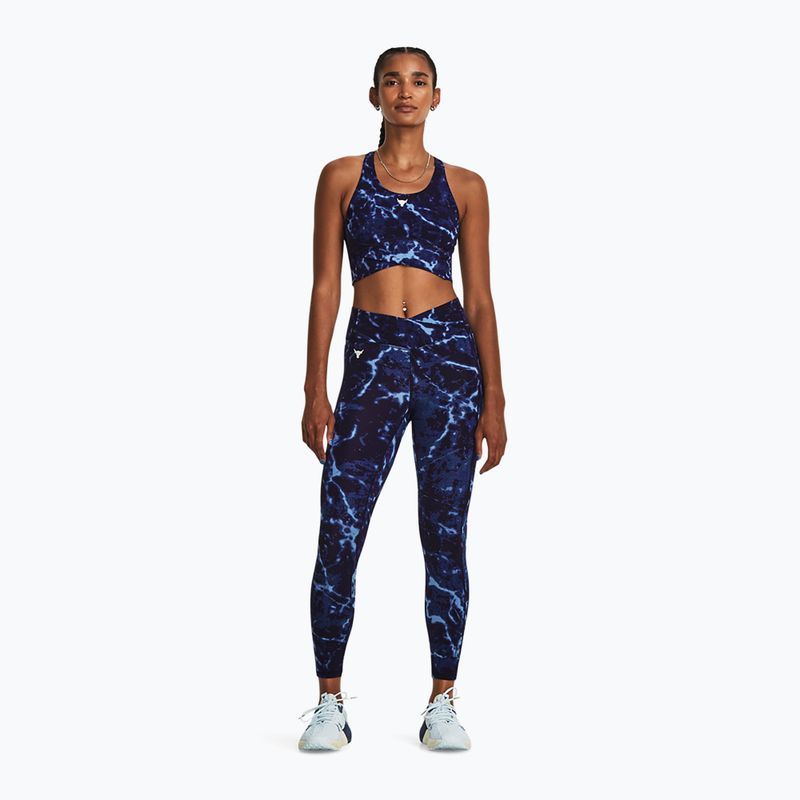 Top da allenamento donna Under Armour Project Rock LG Crssover Top midnight navy/downpour gray/downpour gray 2