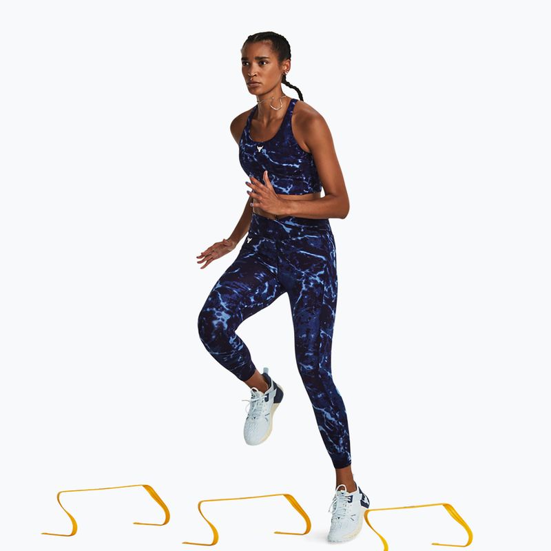 Top da allenamento donna Under Armour Project Rock LG Crssover Top midnight navy/downpour gray/downpour gray 4