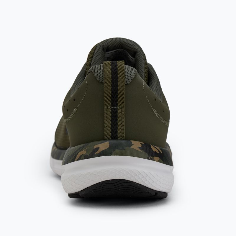 Under Armour Charged Assert 10 Camo marine scarpe da corsa da uomo verde/marino da verde/nero 6