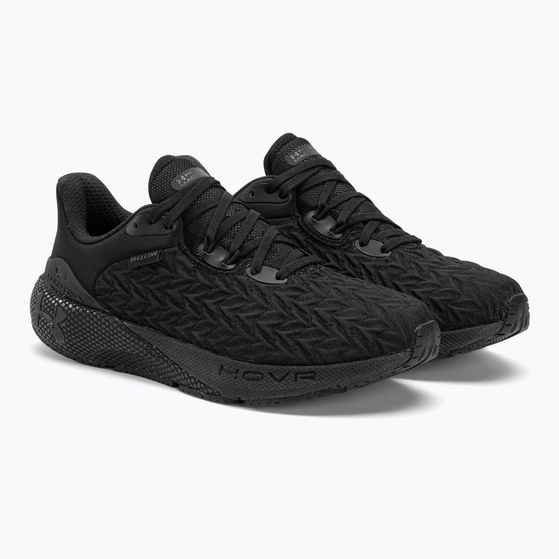 Under Armour Hovr Machina 3 Clone scarpe da corsa da uomo nero/nero/riflettente 4