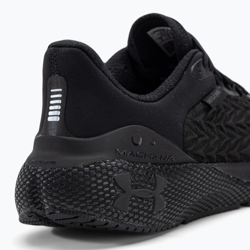 Under Armour Hovr Machina 3 Clone scarpe da corsa da uomo nero/nero/riflettente 9