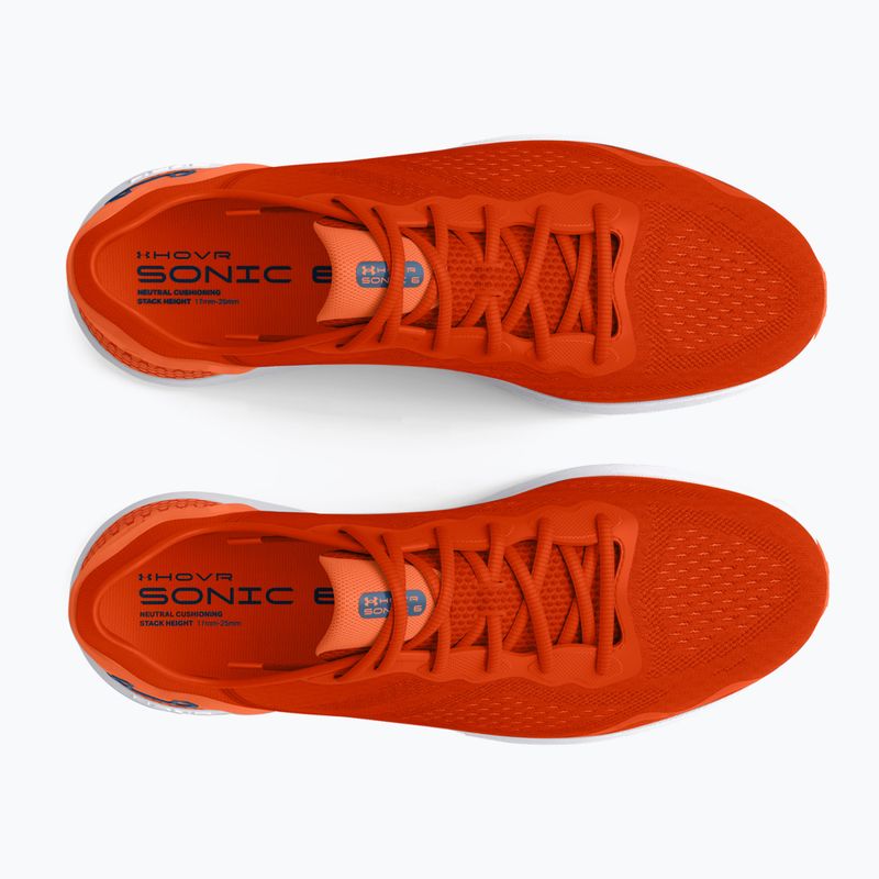 Under Armour Hovr Sonic 6 scarpe da corsa uomo scorched/dark tangerine/varsity blue 11