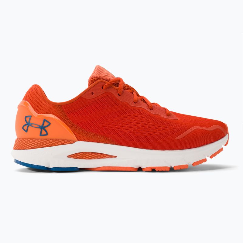 Under Armour Hovr Sonic 6 scarpe da corsa uomo scorched/dark tangerine/varsity blue 2