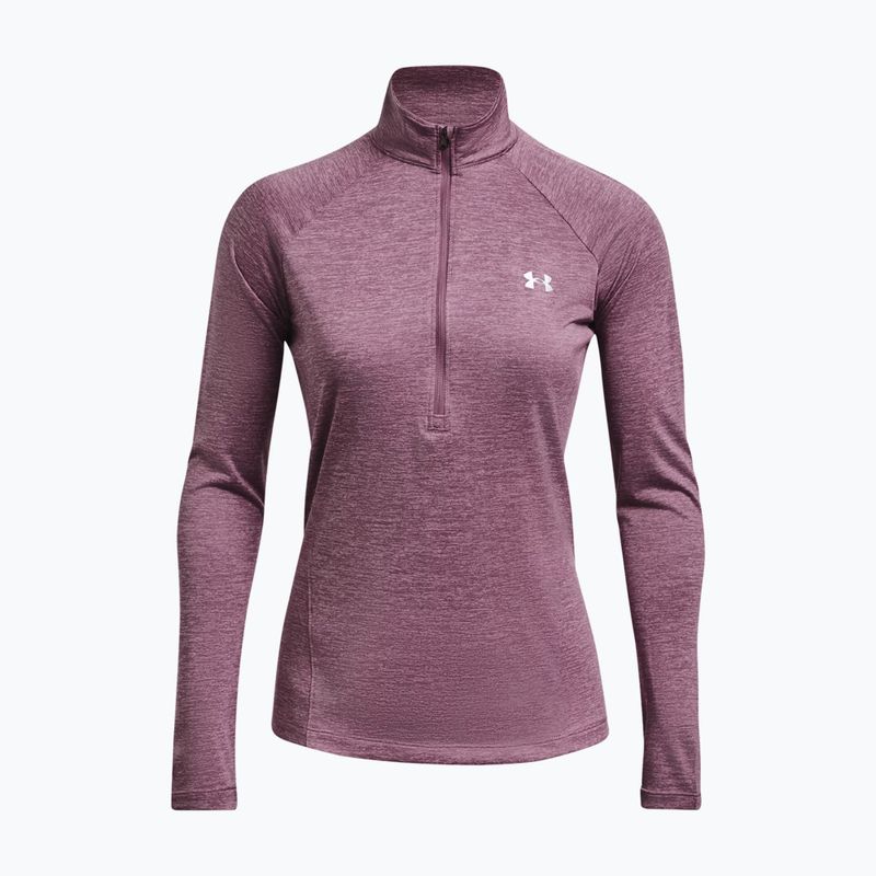 Felpa Under Armour Tech 1/2 Zip donna - Twist misty purple/fresh orchid/argento metallico 4
