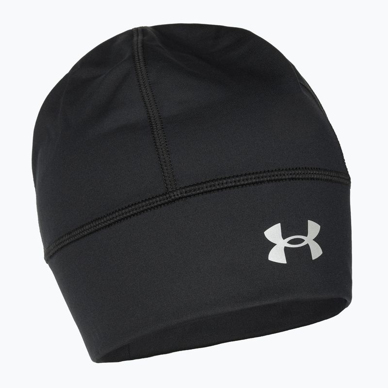 Berretto da corsa Under Armour Storm Launch Beanie Uomo nero/nero/riflettente