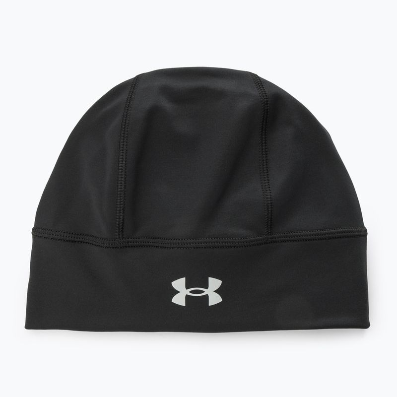 Berretto da corsa Under Armour Storm Launch Beanie Uomo nero/nero/riflettente 2