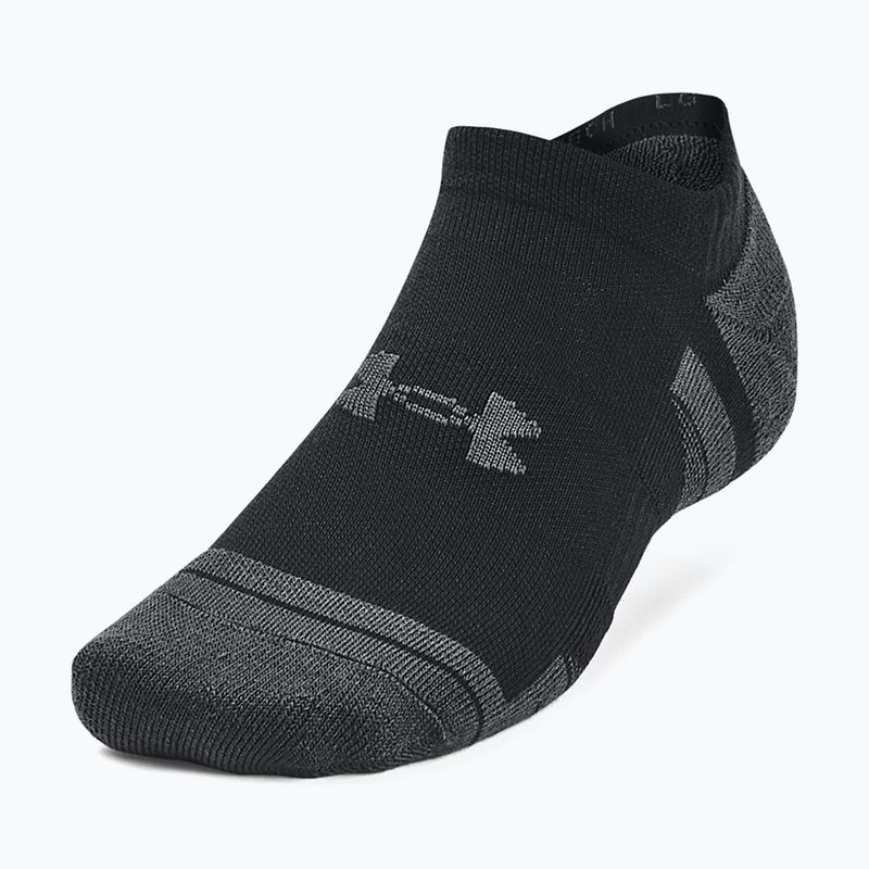 Calzini Under Armour Performance Tech NS 3 paia nero/nero/grigio 2