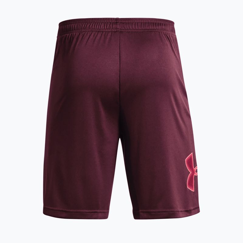 Pantaloncini da allenamento Under Armour Tech Graphic da uomo marrone scuro/beta 6