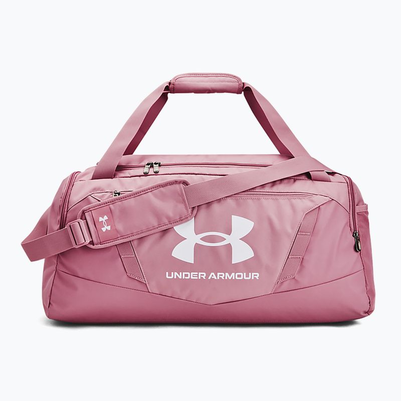 Borsa Under Armour Undeniable 5.0 Duffle M 58 l rosa elisir/bianco