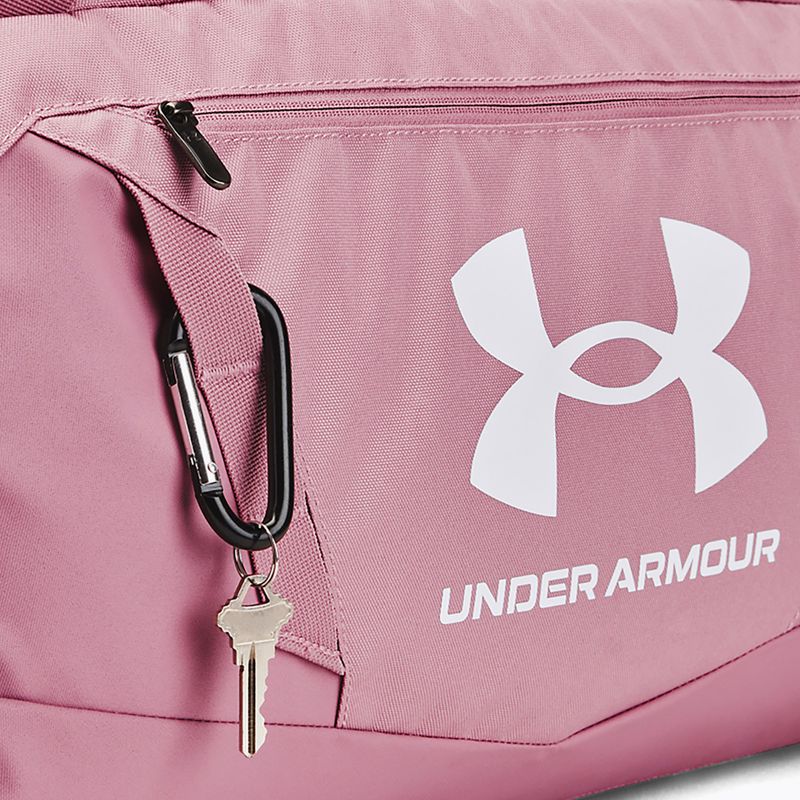 Borsa Under Armour Undeniable 5.0 Duffle M 58 l rosa elisir/bianco 3