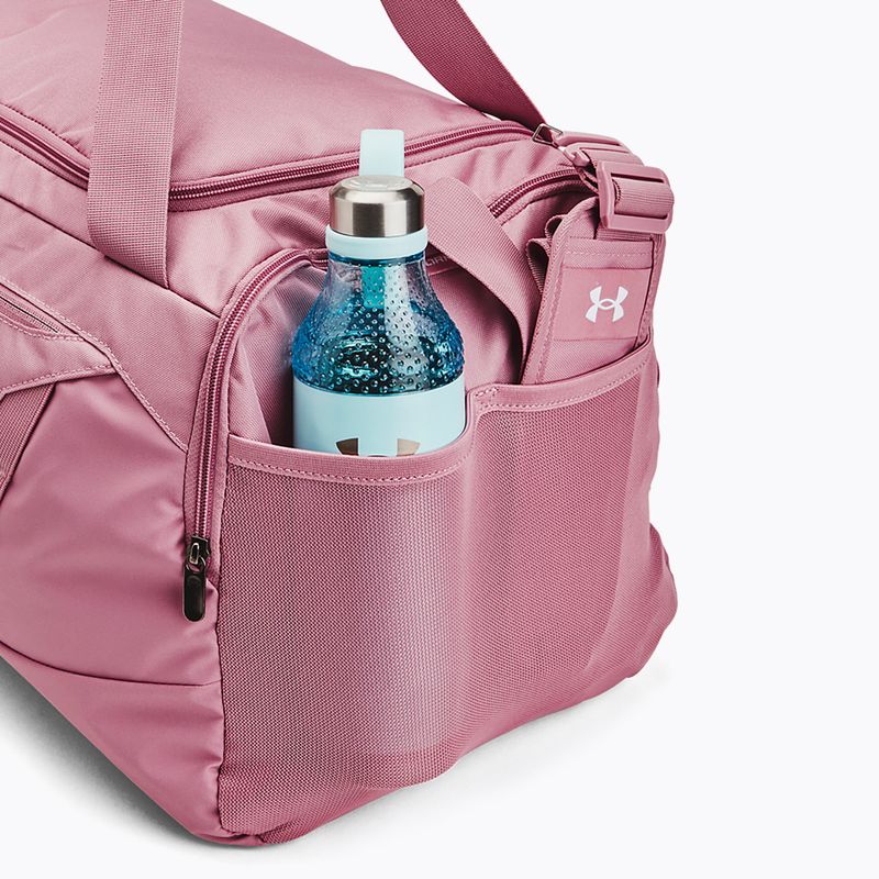 Borsa Under Armour Undeniable 5.0 Duffle M 58 l rosa elisir/bianco 5