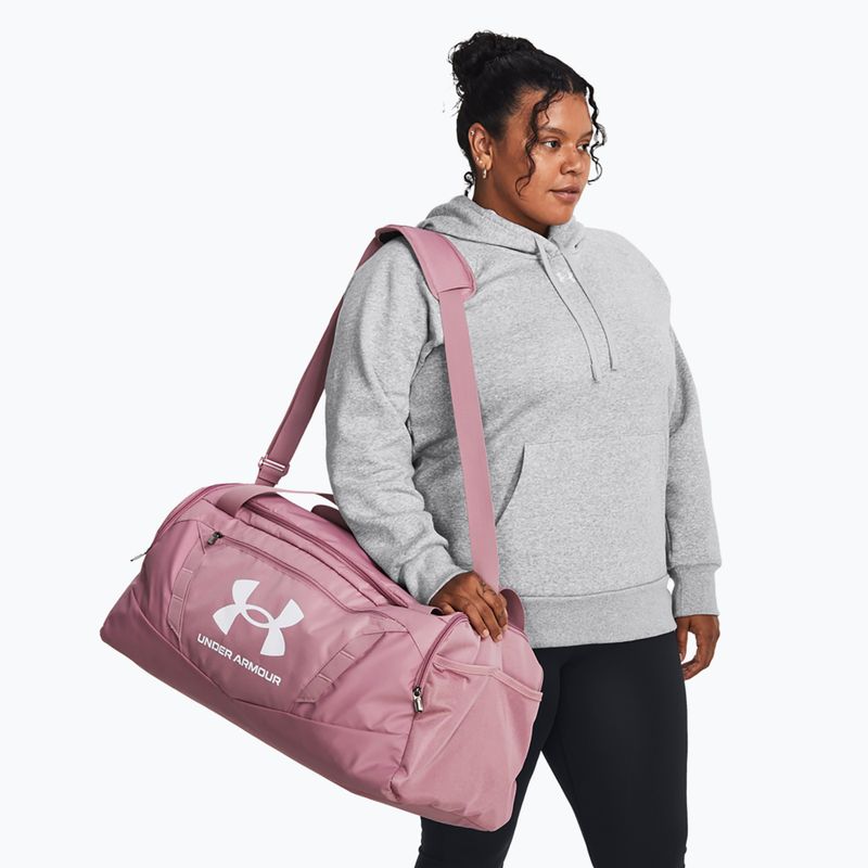 Borsa Under Armour Undeniable 5.0 Duffle M 58 l rosa elisir/bianco 8