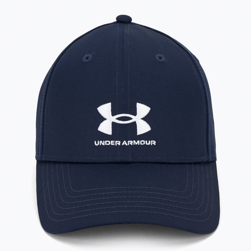 Berretto da baseball da uomo Under Armour Branded Lockup Adj mezzanotte marina/bianco 2