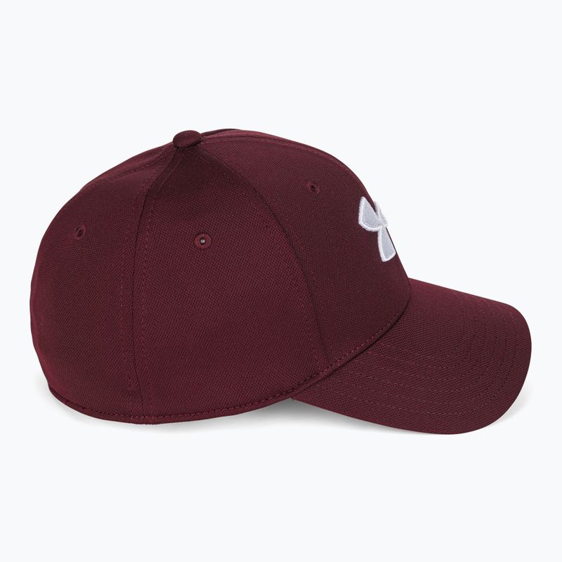 Berretto da baseball da uomo Under Armour Blitzing marrone scuro/bianco 2