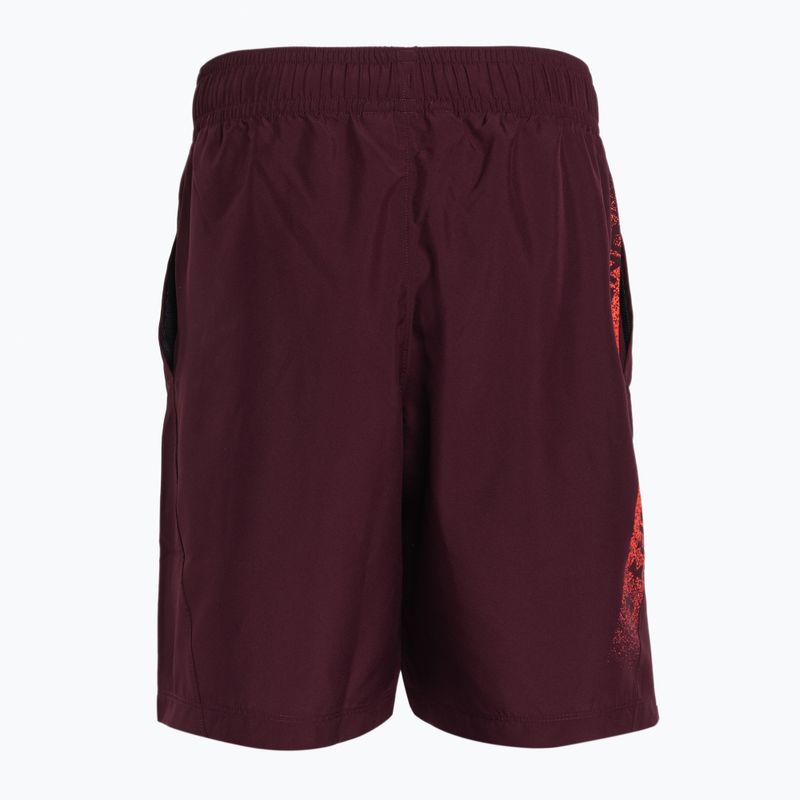 Pantaloncini da allenamento Under Armour Woven Graphic da uomo marrone scuro/beta 5