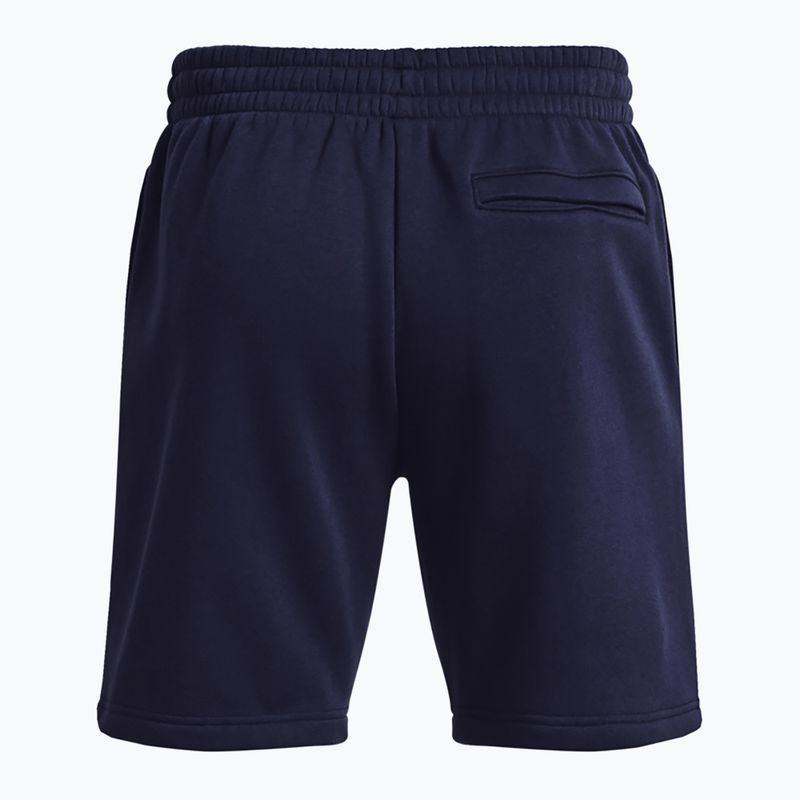 Pantaloncini uomo Under Armour Icon Fleece midnight navy/white 2