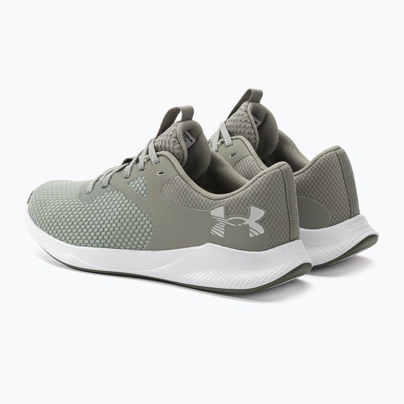 Scarpe da allenamento da donna Under Armour W Charged Aurora 2 grove green/grove green/metallic cristal gold 3