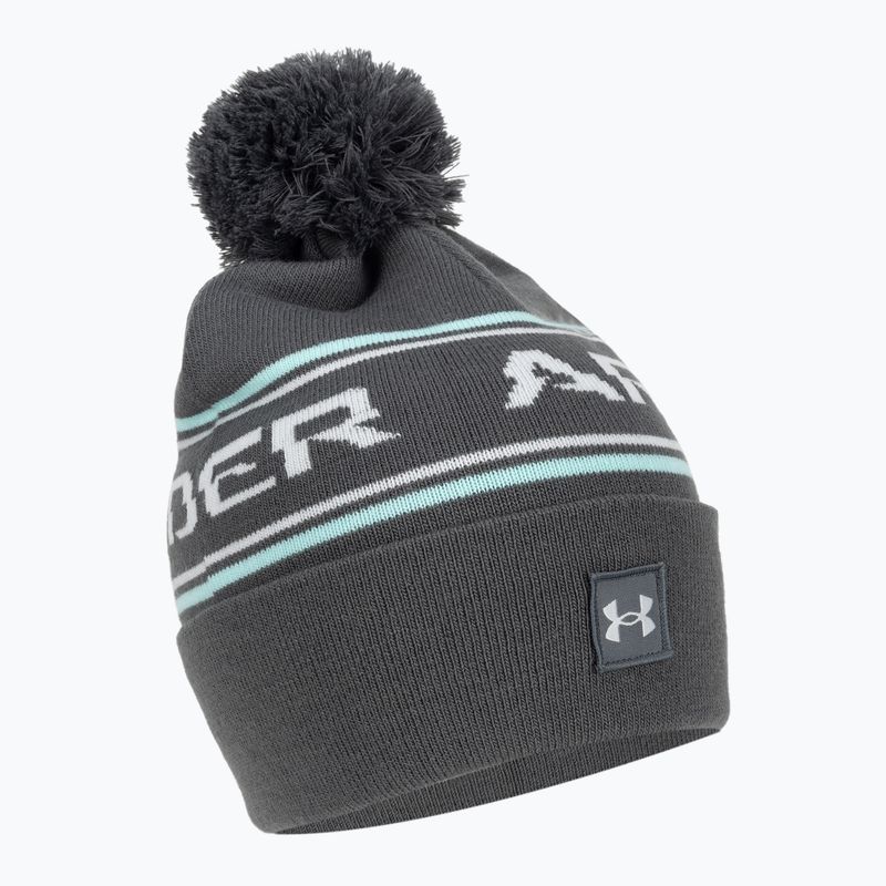 Under Armour berretto invernale da uomo Halftime Pom Beanie pitch gray/halo gray