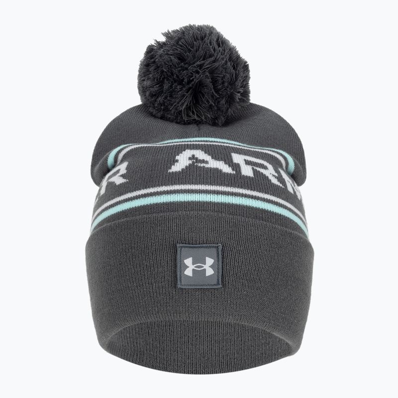 Under Armour berretto invernale da uomo Halftime Pom Beanie pitch gray/halo gray 2