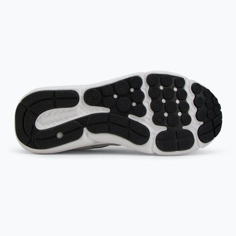 Under Armour Charged Assert 10 scarpe da corsa da uomo bianco/nero/nero 4