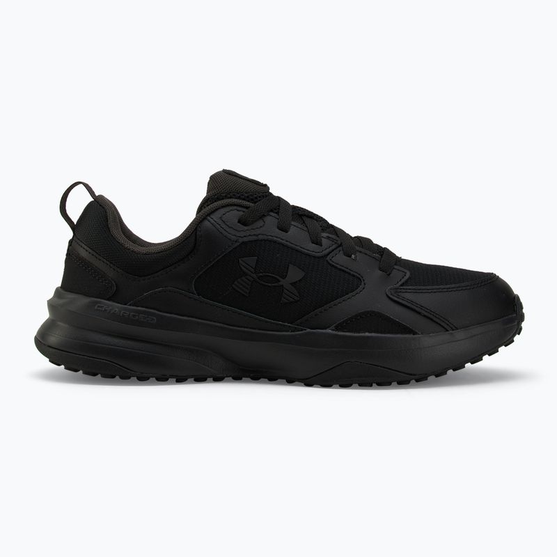 Under Armour Charged Edge scarpe da allenamento da uomo nero/nero/nero 2
