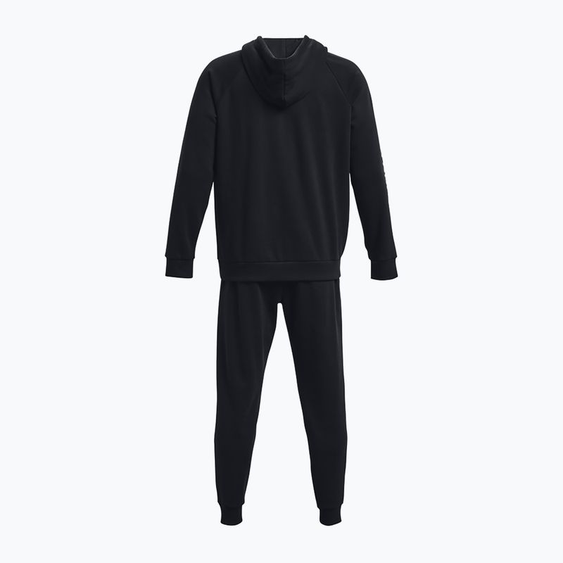 Under Armour tuta da ginnastica Rival Fleece da uomo nero/bianco 6