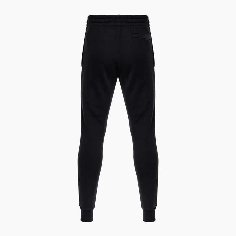 Pantaloni da uomo Under Armour Rival Fleece Joggers nero/bianco 5