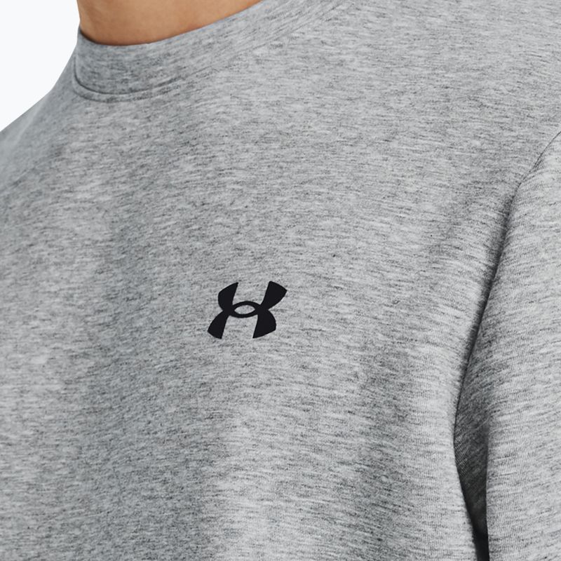 Felpa da uomo Under Armour Unstoppable Fleece Crew mod gray/black 4