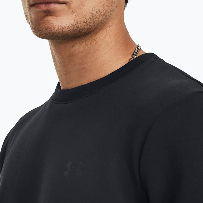 Felpa uomo Under Armour Unstoppable Fleece Crew black/black 4