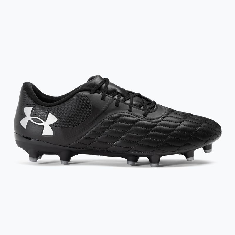 Under Armour Magnetico Select 3.0 FG scarpe da calcio nero/argento metallico 2