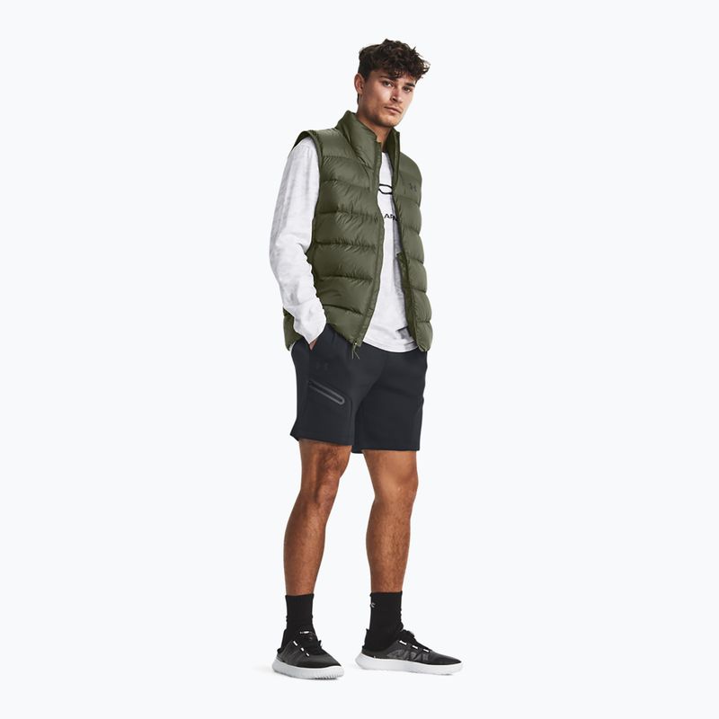 Pantaloncini da allenamento da uomo Under Armour Unstoppable Fleece black/black 2