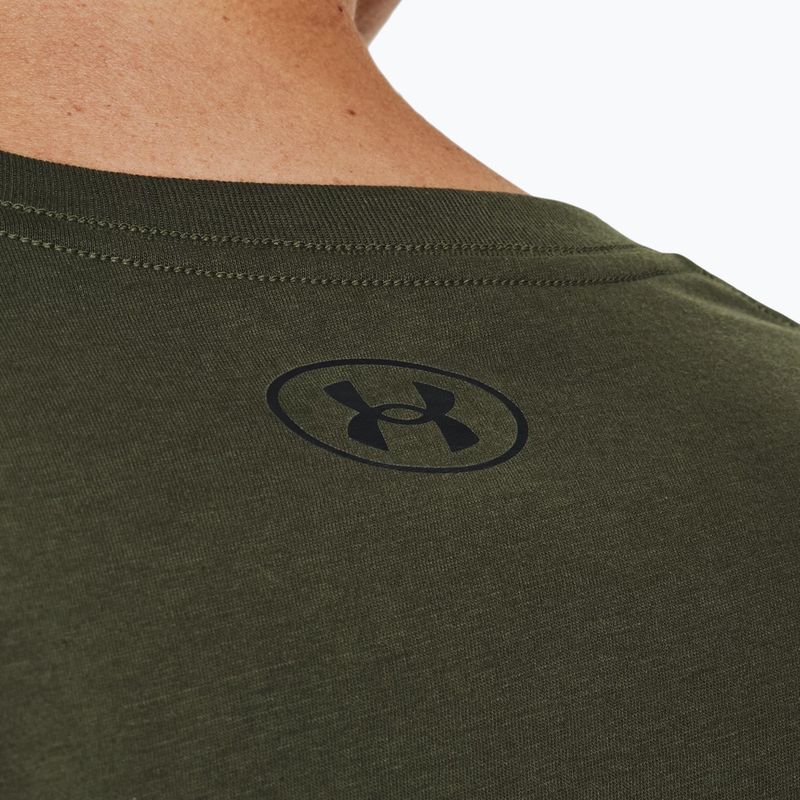 Maglietta Under Armour Sportstyle Logo Uomo verde/nero 3