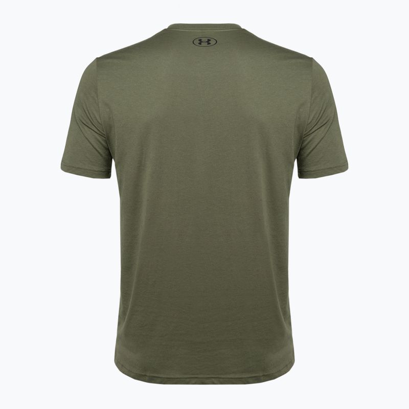 Maglietta Under Armour Sportstyle Logo Uomo verde/nero 5