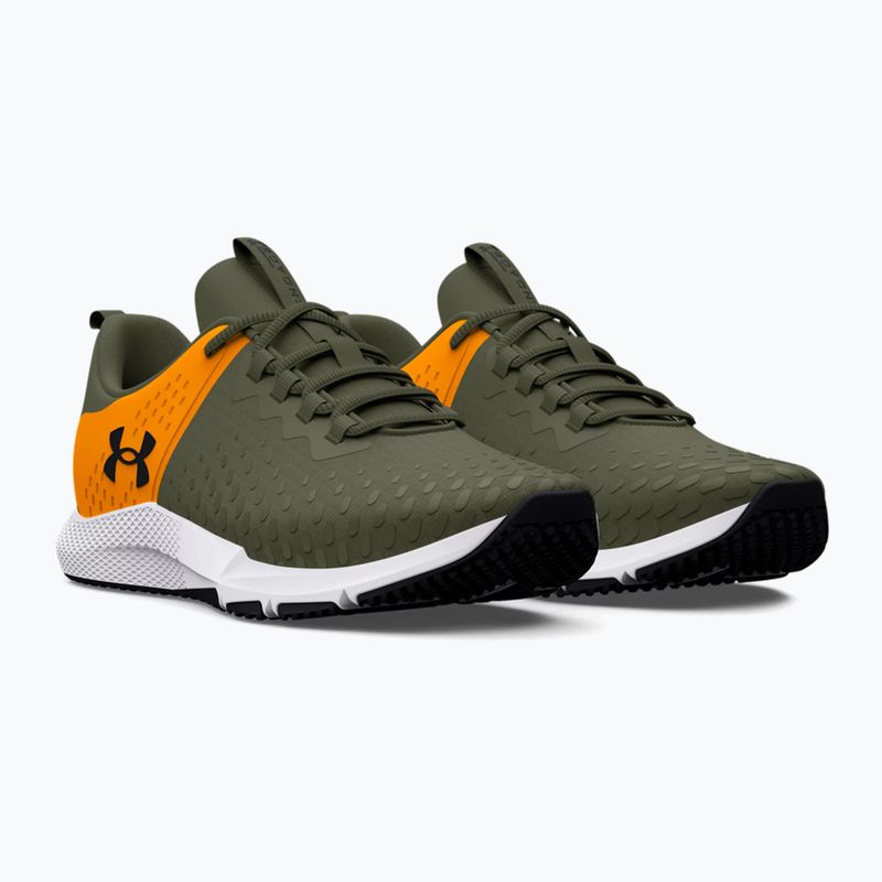 Under Armour Charged Engage 2 scarpe da allenamento da uomo verde/arancione/ nero 12