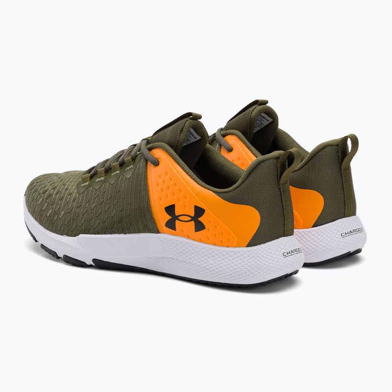 Under Armour Charged Engage 2 scarpe da allenamento da uomo verde/arancione/ nero 3